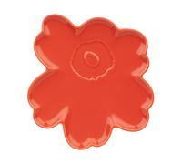 Marimekko Unikko shape dish 20 cm Orange red
