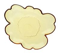 Marimekko - Unikko Shape Plate 20 cm 20 cm, Amber - Amber