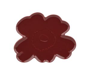 Marimekko Unikko Shape platter 32 cm Burgundy
