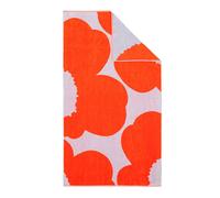Marimekko - Unikko Towel 100x180 cm, Orange / White - Orange Red