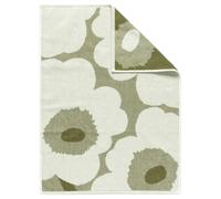 Marimekko - Unikko Towel 50x70 cm, Cream / Green Umber - Cream