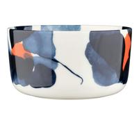 Marimekko - Valssi Bowl 50 cl, White / Blue / Orange - White
