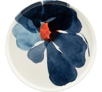 Marimekko - Valssi Plate 20 cm, White / Blue / Orange - White