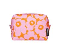 MARIMEKKO Vilja Mini, Orange/Pink Unikko, Small Cosmetic Bag, Vilja Mini