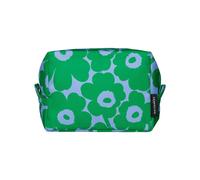 Marimekko - VIlja Mini Unikko Toilet Bag, Green / It Blue - Green