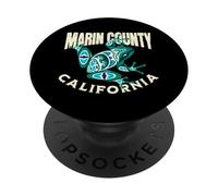 Marin County California Frog Totem Pacific Northwest Native PopSockets Adhesive PopGrip