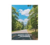 Marin County California，Jigsaws Puzzles 1000 Pieces Teens Kids Jigsaw Entertainment Toys Brain Challenge Puzzle（75x50cm）-HM32