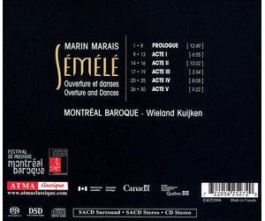 MARIN MARAIS: S‚M‚L‚ - OVERTURE ET DANSES [HYBRID SACD] NEW CD