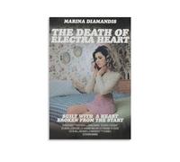 Marina And The Diamonds - Built With A Heart Broken from The Start Canvas Poster Wall Art Decor Print Picture Paintings for Living Room Bedroom Decoration Unframe-style 12x18inch(30x45cm)