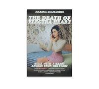Marina And The Diamonds - Built With A Heart Broken from The Start Poster 56 Canvas Poster Wall Art Decor Print Picture Paintings for Living Room Bedroom Decoration Unframe-style 12x18inch(30x45cm)