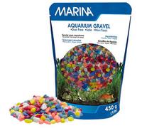 Marina Aquarium Rainbow Gravel Fish Tank Decoration Pebbles Substrate Decor 450G