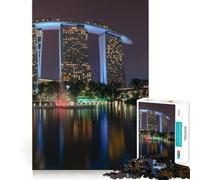 Marina Bay Sands Adult Jigsaw Puzzles 1000 Pieces Logic Skill Accurate Edge Family Bond Nice Decor (38x52cm)