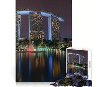 Marina Bay Sands Adult Jigsaw Puzzles1000 Pieces DIY Play Perfect Connection Pattern Assemble Art Display (50x75cm)