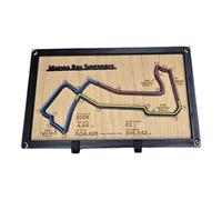 Marina Bay singapore Formula 1 Race Track Circuit Layout Display.