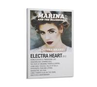 Marina Diamandis Electra Heart Poster Canvas Wall Art For Room Aesthetic And Decor 1 Poster For Bedroom Kitchen Bathroom Living Room Office Decor 20x30inch(50x75cm) Frame-style
