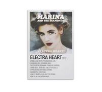 Marina Diamandis Electra Heart Poster Canvas Wall Art For Room Aesthetic And Decor 1 Poster For Bedroom Kitchen Bathroom Living Room Office Decor 20x30inch(50x75cm) Unframe-style