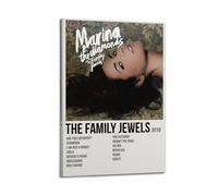 Marina Diamandis The Family Jewels Canvas Posters Aesthetic Wall Art Decorative Painting Poster Decor Vintage Canvas for Living Room Bed Room 24x36inch(60x90cm) Frame-style
