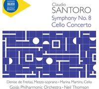 Denise de Freitas; Marina Martins; Goias Philharmonic Orchestra; Neil Thomson - Claudio Santoro: Symphony No. 8; Cello Concerto