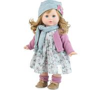 Marina & Pau Hannah Doll 42 cm with Long Hair Sleeping Eyes & Soft Body for Children Toy Doll Gift for Children