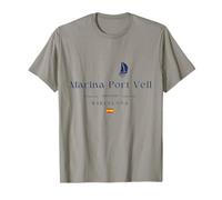 Marina Port Vell Barcelona Yacht Club Marina Spain Sailing T-Shirt
