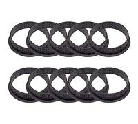 Marinada 10Pcs Cake Mold Mousse Tart Ring Round-Shape Dessert Pies Decorating Tool Perforated Baking Cutter DIY Bakeware