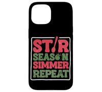 Marinara Italian Food Stir Season Simmer Repeat Case for iPhone 15