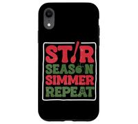 Marinara Italian Food Stir Season Simmer Repeat Case for iPhone XR