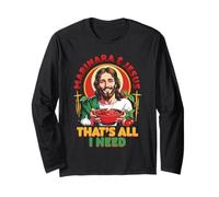 Marinara & Jesus That's All I Need Long Sleeve T-Shirt