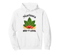 Marinara Keep It Legal Basil Tomatoes Spaghetti Italy Humor Pullover Hoodie
