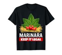 Marinara Keep It Legal Basil Tomatoes Spaghetti Italy Humor T-Shirt