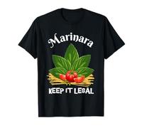 Marinara Keep It Legal Basil Tomatoes Spaghetti Italy Humor T-Shirt