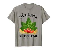 Marinara Keep It Legal Basil Tomatoes Spaghetti Italy Humor T-Shirt