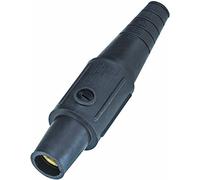 Marinco CLS40FB-A CLS Cam Type, Series 16 Inline, Single Pin Connector, 400 Amp, 600 Volt, 2/0-4/0 AWG, Female - Black (A)