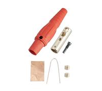 Marinco Power Products CLS40FB-G Cls 16 Series Inline Single Pin Connector (400A/ 600V) 2/0-4/0 AWG Female - Orange (G)