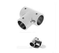 Marine 316 Stainless Steel Tee Fitting, 90 Degree Three Way Pipe Connector, 25mm Boat Deck Hardware Fittings, Mirror Polished Marine Grade Junction, Saltwater