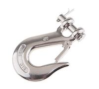 Marine 316 Stainless Steel Trailer Safety Chain Latch Clevis Hook 0.31