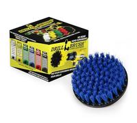 Marine - 4 Inch Diameter Boat Brush - Spin Brush - Yacht - Kayak - Canoe - Jet Ski - Pontoon - Drill Brush - Fiberglass - Gel Coat - Aluminum - Sail - Boat Accessories - Deck Brush - Carpet Cleaner