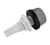 Marine Aerator Strainer - Air Pump Attachment for Aquatic Use | Stainless Steel Mesh Inlet with Fine Filtration, Durable Oxygen Pump Accessory & Anti Debris Design for Live Fish Tanks, Outdoor Ponds