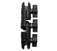 Marine Aluminum Double Socket Swivel Arm for All Industry Standard 1 inch / 25mm / B Size Ball adapters, Compatible with RAM, Arkon, iBolt and More (1'' Double Socket Swivel Arm)