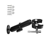 Marine Aluminum Trolling Motor Stabilizer Mount for Kayaks Pontoon Boats 360 Adjustable for 0.6" to 2" Rails Trolling Motor Stabilizer Mount