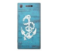 Marine Anchor Blue Case Cover For Sony Xperia XZ1