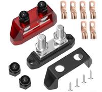 Marine and Automotive 12V 250A Power Distribution Block for Battery Management in For Boats, Cars, and Solar Systems