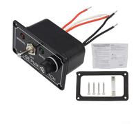 Marine and Automotive 12V 5A 3 Way Bilge Pump Switch Panel with Manual, Off, Auto Functions and LED Status Lights in ABS Construction