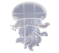 Marine Animals Jellyfish Pendant Silicone Resin Mold Beach Theme for Kids Jewelry Making Accessories Large Silicone Molds for Epoxy Resin Casting Soap Unique