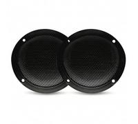 Marine Audio Device Waterproof Boat Speaker Round Flush Mount Grill PP Base Rubber Paper Construction 80W Peak 80Hz-18kHz 4 Ohm 90 dB IP66 suitable for boat audio setups outdoor use , color to 2