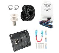 Marine Automatic Bilge Pumps 1100GPH 750GPH Two Rate Water Drainage Systems for Vessels and Kayaks Automatic Bilge Pumps for Boats