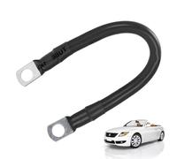 Marine Battery Cables | 2 AWG Gauge Power Inverter Cables with Terminals | Black and Red Battery Connector | Heavy-Duty Wire for Auto, Motorcycle, Boats, and Marine Applications