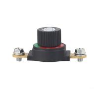 Marine Battery Disconnect Switch for Boat RV ATV, 12V-48V Top Post Master Off, Waterproof Metal Power Isolator for Enhanced Safety(C)