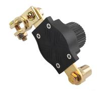 Marine Battery Disconnect Switch for RV, Boat, For ATV & Car - Heavy-Duty Metal Top-Post Isolator Switch Compatible with 12V and 48V DC Syste(A)