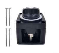 Marine Battery Selector Switch 4 Position Isolator, 32V DC 300A Circuit Cut Off for Boats RVs Ships, Tinned Copper Terminals, OFF-1-2-1+2 Power Disconnect